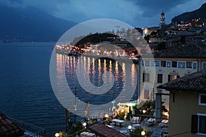 Italy. Lake Garda. Limone sul Garda town