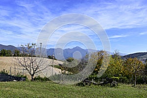 Italy, landscape, sky, limit, panorama, clouds,