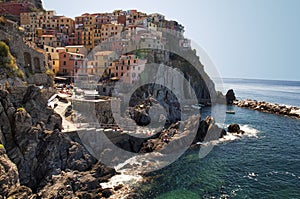 Italy - Liguria - Cinque Terre - Manarola - Sea an