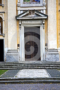 italy lombardy in the somma lombardo brick tower wa