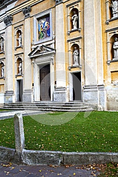 Italy lombardy in the somma lombardo church closed br