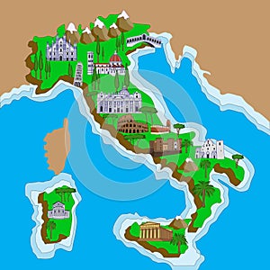 Italy map