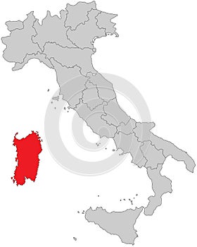 Italy - Map of Italy - High Detailed