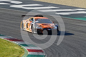 Italy - 29 March, 2019: Audi R8 LMS 2019 of Car Collection Motorsport Germany Team