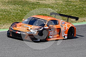 Italy - 29 March, 2019: Audi R8 LMS 2019 of Car Collection Motorsport Germany Team