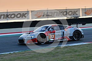 Italy - 29 March, 2019: Audi R8 LMS 2019 of Car Collection Motorsport Germany Team