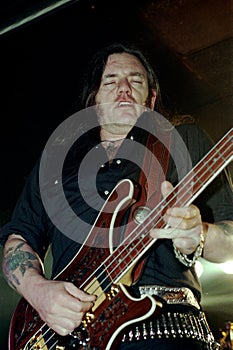 Motorhead  , Lemmy Kilmister during the concert