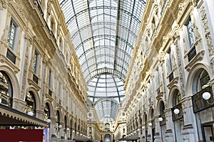 Italy, Milan Vittorio`s galleries of Emmanuil II.