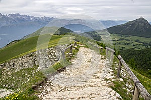 Italy, Mount Cornetto surroundings, italian Alps