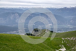 Italy, Mount Cornetto surroundings, italian Alps