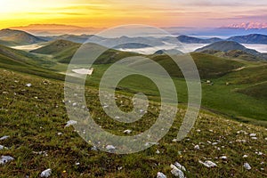 Italy Mountains Landscape of Appennini photo