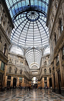 Italy. Naples. Gallery Umberto- century public gallery