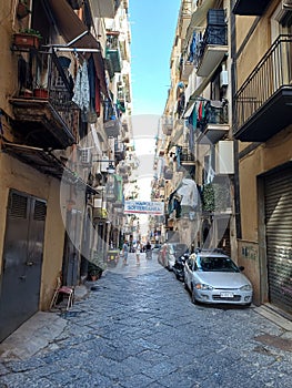 Italy, Naples - Quartieri Spagnoli.
