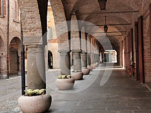 Italy old column scorci travel