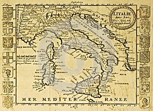 Italy old map