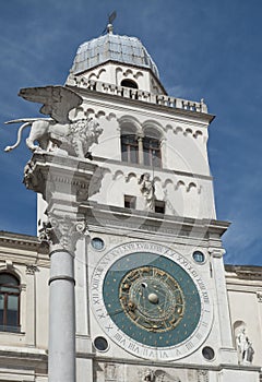 Italy, Padua: Ancient clock tower