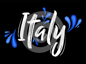 Italy Patriotic Banner design Italian flag colors vector illustration