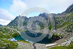 Italy, Pennine Alps, Monterosa Mountains, Tailly Lake