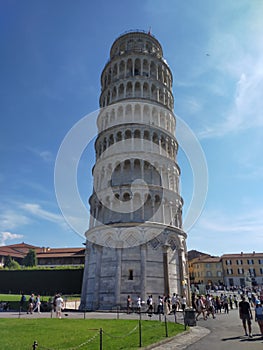 Italy, Pisa - the Leaning Tower of Pisa.