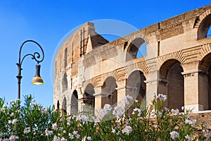 Italy. Rome. The ancient Collosseo