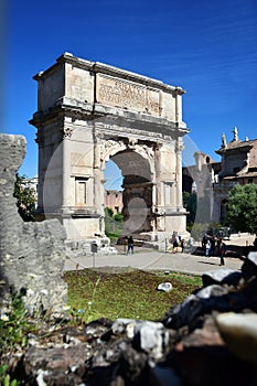 Italy, Rome, Arco di Tito