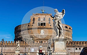 Italy, rome, castel sant angelo