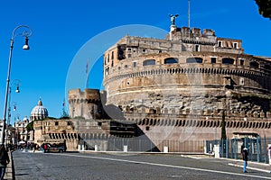 Italy, rome, castel sant'angelo