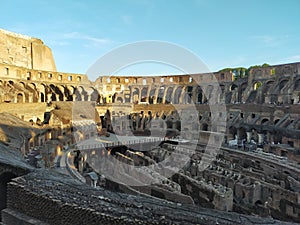 Italy, Rome - the Colosseum.