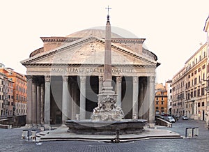 Italy Rome Pantheon Antique Roman Monument