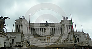 Italy, Rome, Piazza Venezia, Victor Emmanuel II Monument (Altare della Patria, Mole del Vittoriano or simply Vittoriano)