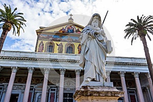 Italy, rome, san paolo fuori le mura