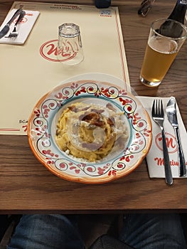 Italy, Rome - the spaghetti carbonara.