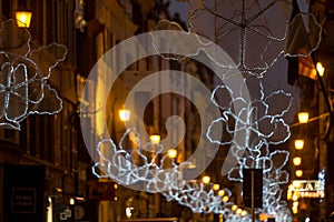 Italy, Rome, Via del Babuino at christmas photo