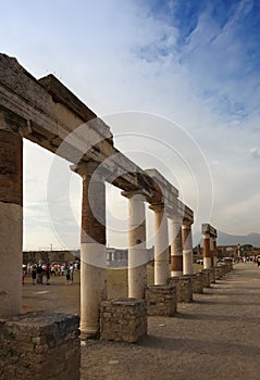 Italy. Ruins of Pompey