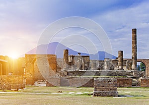 Italy. Ruins of Pompey.