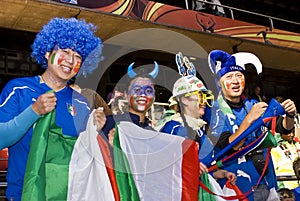 Italy Soccer Supporters - FIFA WC