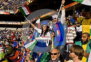 Italy Soccer Supporters - FIFA WC