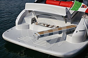 Italy, Tirrenian sea, Baia Aqua 54' luxury yacht