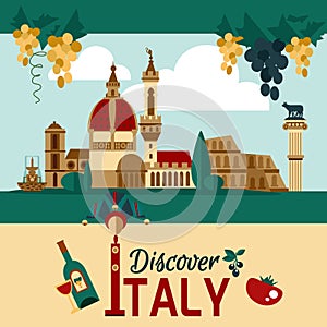 Italy Touristic Poster