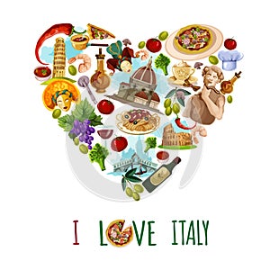 Italy Touristic Poster