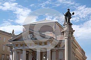 Italy, Trieste, statue of Emperor Leopold I of Austria photo