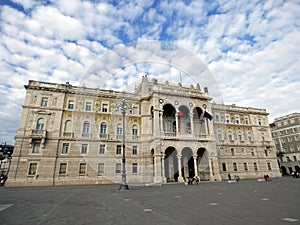 Italy, Trieste, the main square and the prefecture
