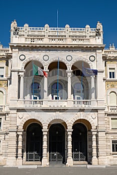 Italy, Trieste, Place UnitÃ , Palazzo della Prefettura