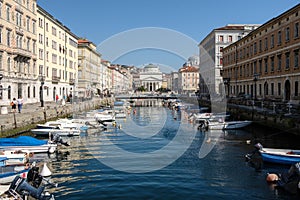 Italy, Trieste, Grand Canal, Borgo Teresiano