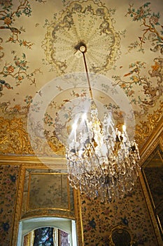Italy Turin royal palace Stupinigi interior cabinet decorated in oriental motives