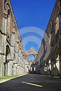 Italy,Tuscan,abbey of San Galgano