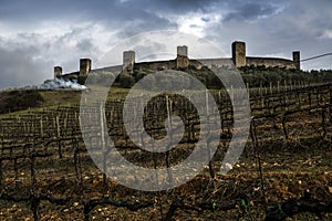 Italy - Tuscany - the medieval village of Monteriggioni