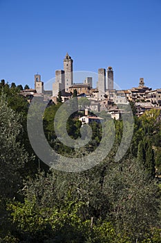 Italy,Tuscany, San Gimignano village photo