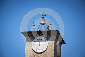 Italy,Umbria,Orvieto,the Tower,the Clock,the Bell