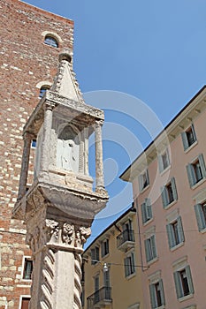 Italy, Veneto, Verona,Piazza delle Erbe